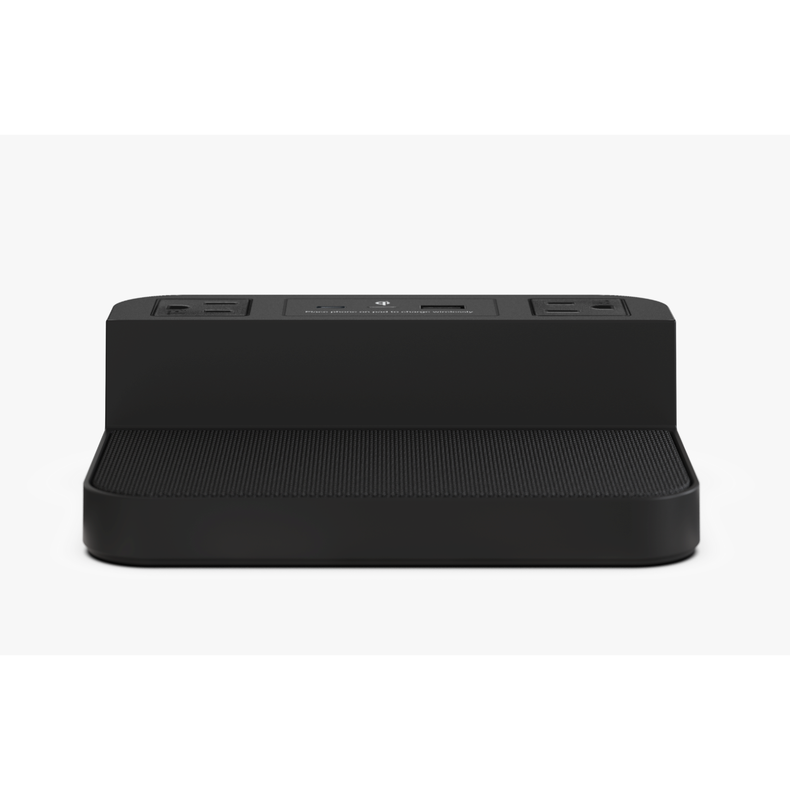 Nonstop Station P - Charging Station with 2 AC, 1 USB A, 1 USB-C and Qi Wireless Charger | PDI Hospitality