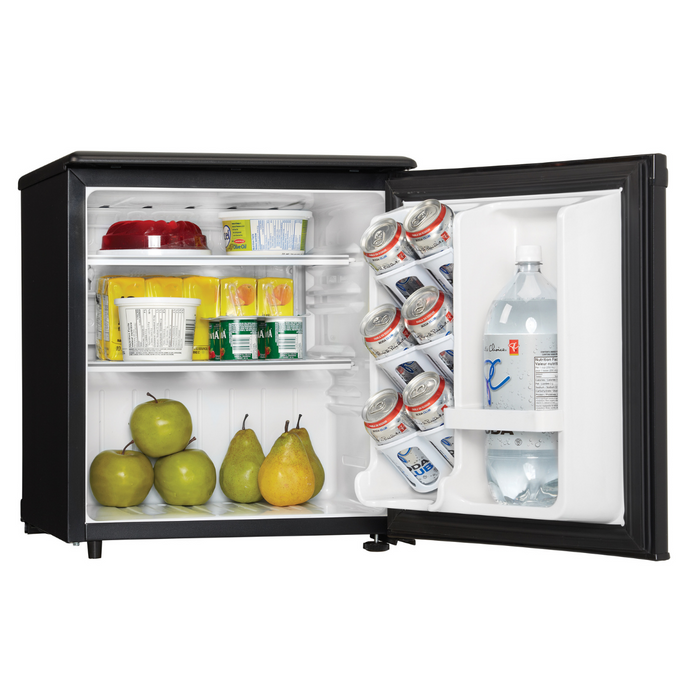 Danby 1.7 CF Refrigerator, All Refrigerator, Auto-Defrost, Energy Star, Black (DAR017A2BDD) | PDI Hospitality