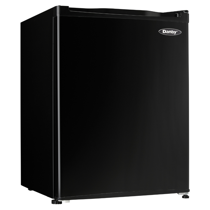 Danby 2.3 CF Refrigerator, All refrigerator, Auto-Defrost, Glass Shelves, Energy Star, Black (DAR023C1BDB)