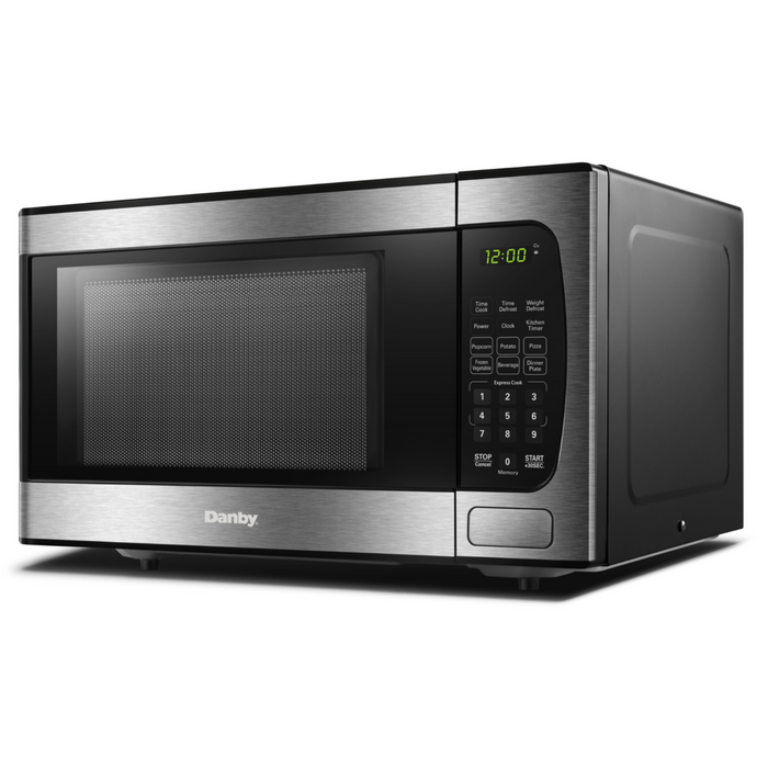 Danby .9 CF, Touch Pad Microwave, 900 Watts, Stainless Look (DBMW0924BBS) | Appliances | PDI Hospitality