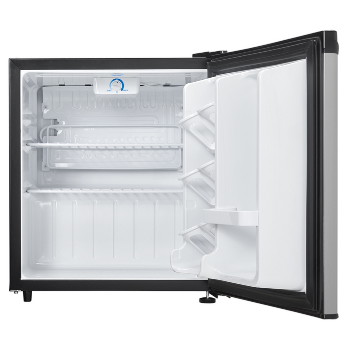 Danby 1.6 CF Refrigerator, All Refrigerator, Auto-Defrost, Energy Star, Spotless Steel (DAR016A1BSLDB) | Appliances | PDI Hospitality