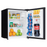 Danby 2.3 CF Refrigerator, All refrigerator, Auto-Defrost, Glass Shelves, Energy Star, Black (DAR023C1BDB) | PDI Hospitality