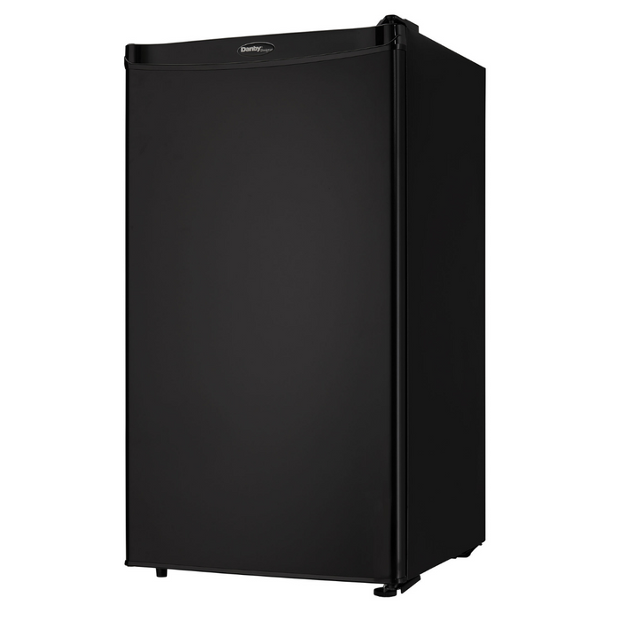 Danby 3.2 CF Refrigerator, Refrigerator, Push Button Defrost Chill Space, Black (DCR032A2BDD)