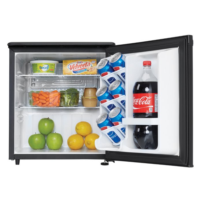 Danby 1.7 CF Refrigerator, All Refrigerator, Auto-Defrost, Energy Star, Black (DAR017A2BDD) | PDI Hospitality