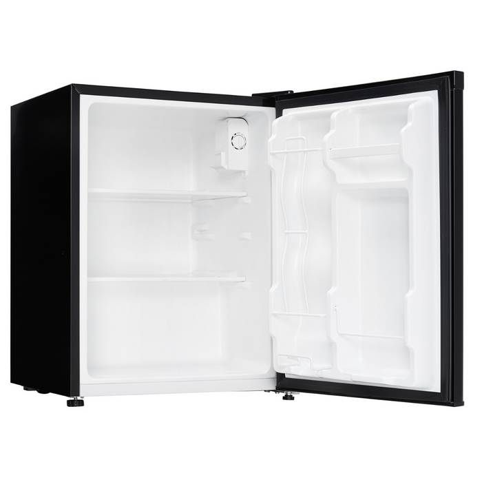 Danby 2.3 CF Refrigerator, All refrigerator, Auto-Defrost, Glass Shelves, Energy Star, Black (DAR023C1BDB) | PDI Hospitality