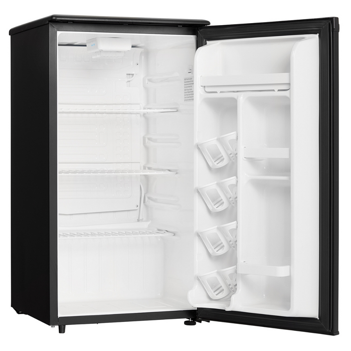 Danby 3.3 CF Refrigerator, All Refrigerator, Auto-Defrost, Energy Star, Black (DAR033A1BDD)