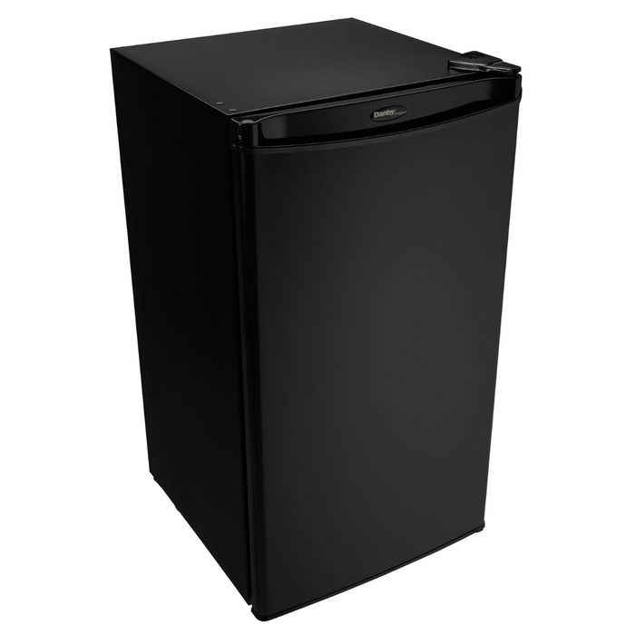 Danby 3.2 CF Refrigerator, Refrigerator, Push Button Defrost Chill Space, Black (DCR032A2BDD)