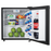 Danby 1.6 CF Refrigerator, All Refrigerator, Auto-Defrost, Energy Star, Black (DAR016A1BDB) | Appliances | PDI Hospitality