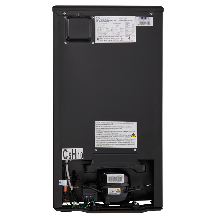 Danby 3.3 CF Refrigerator, All Refrigerator, Auto-Defrost, Energy Star, Black (DAR033A1BDD)