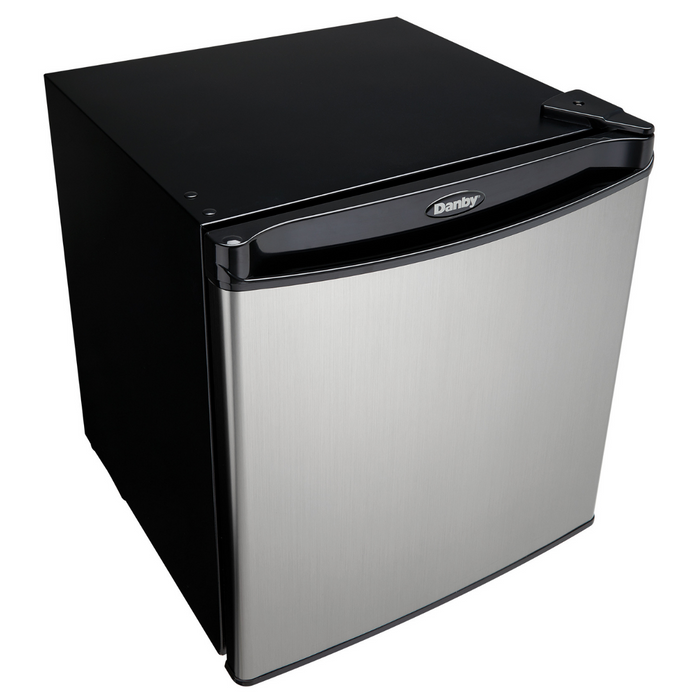 Danby 1.6 CF Refrigerator, All Refrigerator, Auto-Defrost, Energy Star, Spotless Steel (DAR016A1BSLDB) | Appliances | PDI Hospitality