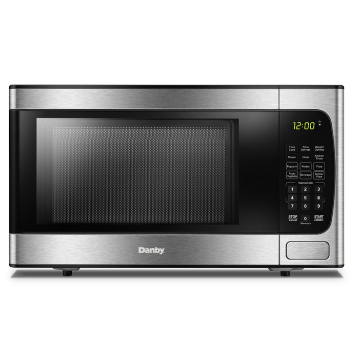 Danby .9 CF, Touch Pad Microwave, 900 Watts, Stainless Look (DBMW0924BBS) | Appliances | PDI Hospitality