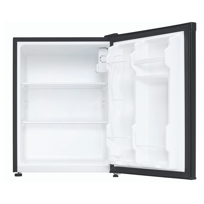 Danby 2.3 CF Refrigerator, All refrigerator, Auto-Defrost, Glass Shelves, Energy Star, Black (DAR023C1BDB) | PDI Hospitality