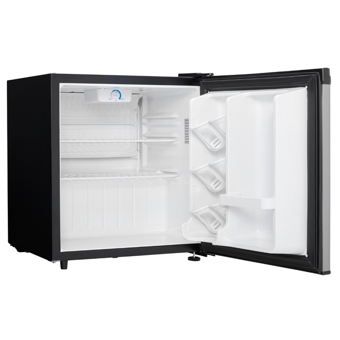 Danby 1.6 CF Refrigerator, All Refrigerator, Auto-Defrost, Energy Star, Spotless Steel (DAR016A1BSLDB) | Appliances | PDI Hospitality