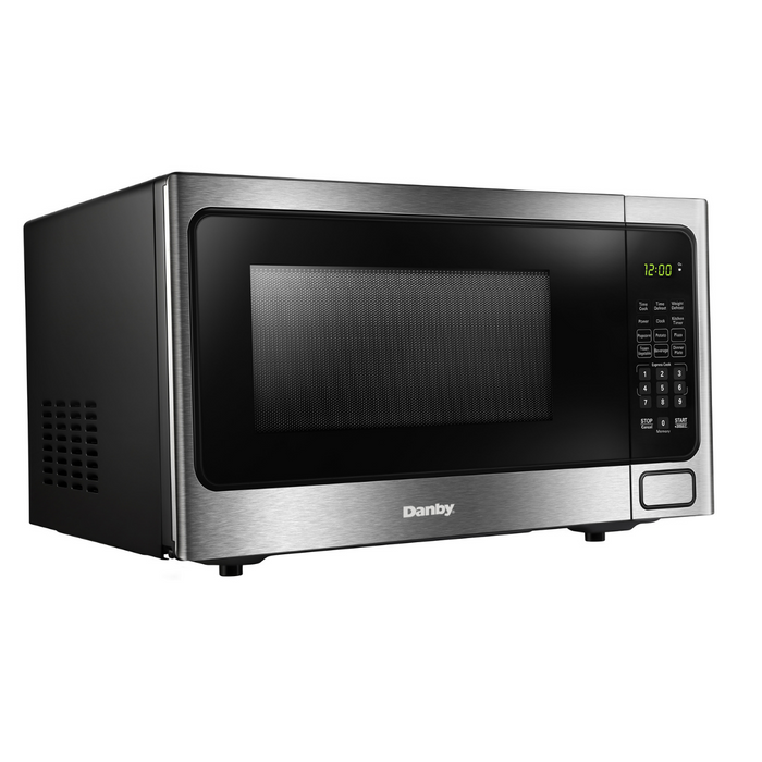 Danby 1.1 CF, Touch Pad Microwave, 1000 Watts, Stainless Steel  (DDMW1125BBS) | Appliances | PDI Hospitality
