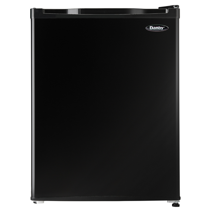 Danby 2.3 CF Refrigerator, All refrigerator, Auto-Defrost, Glass Shelves, Energy Star, Black (DAR023C1BDB)