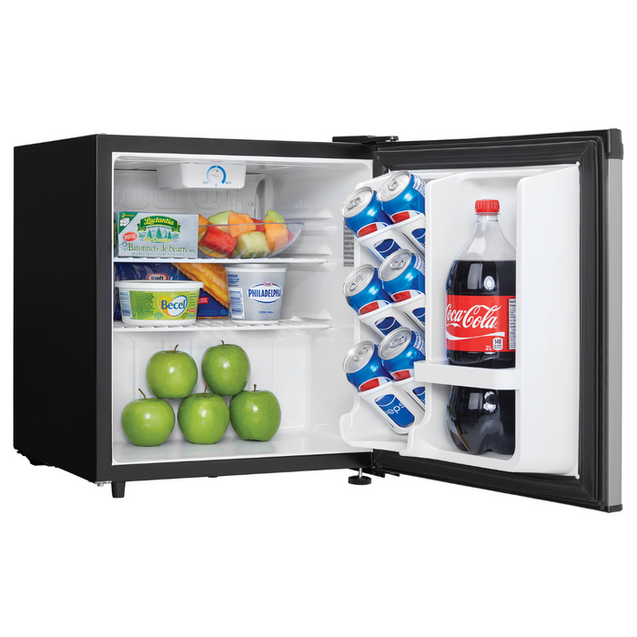 Danby 1.6 CF Refrigerator, All Refrigerator, Auto-Defrost, Energy Star, Spotless Steel (DAR016A1BSLDB) | Appliances | PDI Hospitality