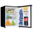 Danby 2.3 CF Refrigerator, All refrigerator, Auto-Defrost, Glass Shelves, Energy Star, Spotless Steel  (DAR023C1BSLDB) | PDI Hospitality