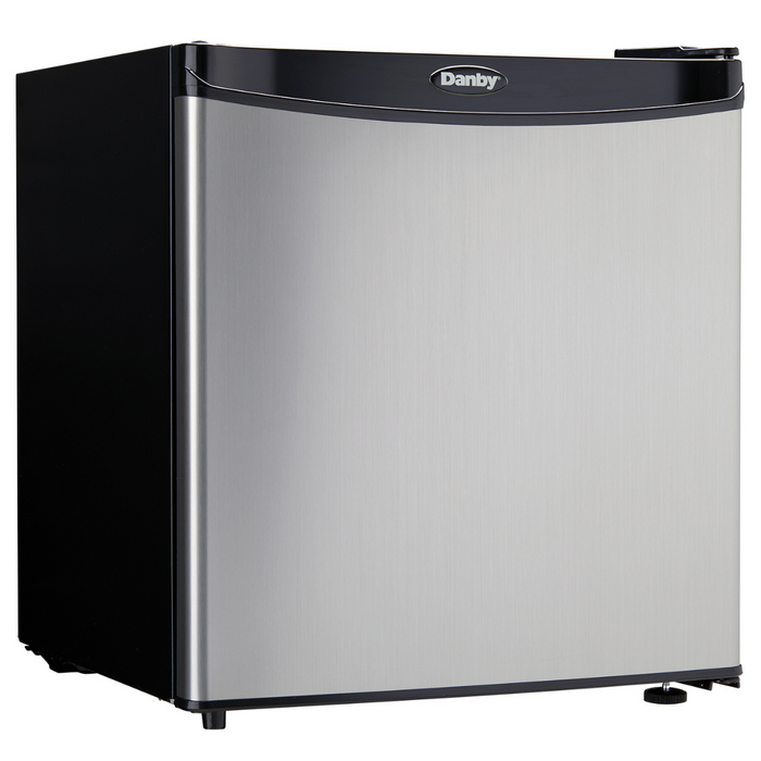 Danby 1.6 CF Refrigerator, All Refrigerator, Auto-Defrost, Energy Star, Spotless Steel (DAR016A1BSLDB) | Appliances | PDI Hospitality