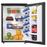 Danby 2.6 CF Refrigerator, All Refrigerator, Energy Star, Black  (DAR026A1BDD) | PDI Hospitality