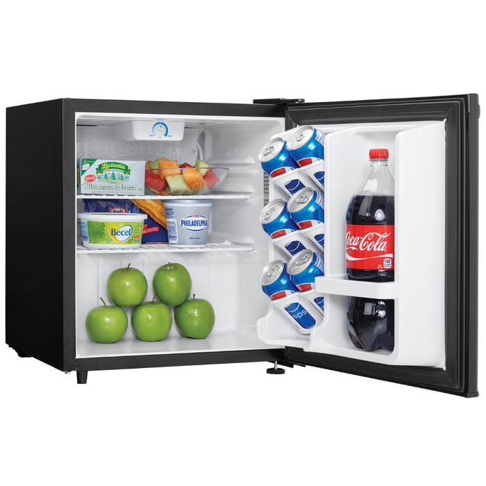 Danby 1.6 CF Refrigerator, All Refrigerator, Auto-Defrost, Energy Star, Black (DAR016A1BDB) | Appliances | PDI Hospitality