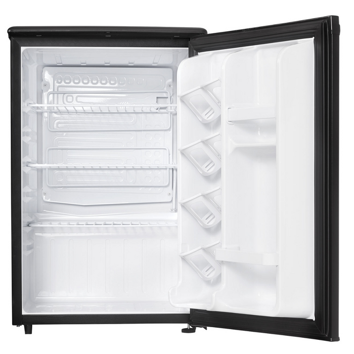 Danby 2.6 CF Refrigerator, All Refrigerator, Energy Star, Black  (DAR026A1BDD) | PDI Hospitality